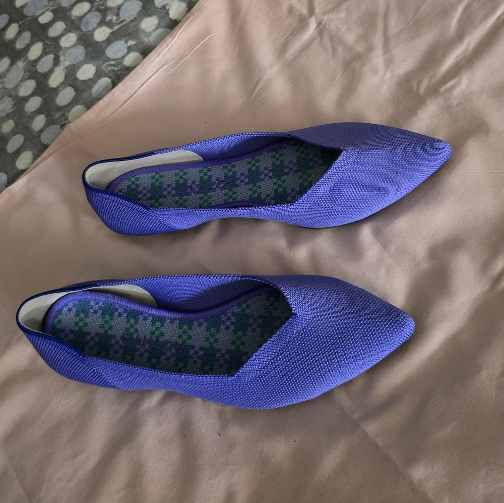 Rothy's Purple The Point size 8 1/2.